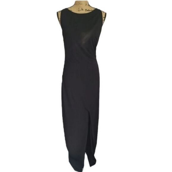 Marciano  Black Slinky Back Formal Dress - Picture 1 of 10